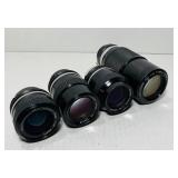 4 Nikon Nikkor Camera Lenses