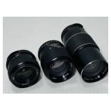 3 Camera Lenses, 2 Formula 5, 1 Kaligar