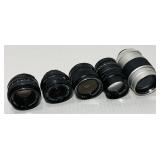 5 Various Camera Lenses