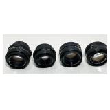 4 Minolta Camera Lenses