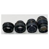 4 Minolta Camera Lenses