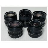 5 Yashica Camera Lenses 5 Yashica Camera Lenses