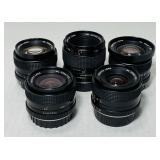 5 Yashica Camera Lenses