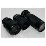 3 Tamron Camera Lenses, CF Macro, BBAR MC 3 Tamron Camera Lenses, CF Macro, BBAR MC