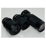 3 Tamron Camera Lenses, CF Macro, BBAR MC