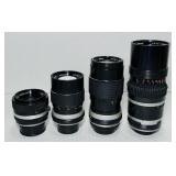 4 Tamron Auto Zoom Camera Lenses 4 Tamron Auto Zoom Camera Lenses