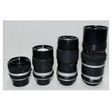 4 Tamron Auto Zoom Camera Lenses