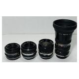 4 Tamron Auto Zoom Lenses