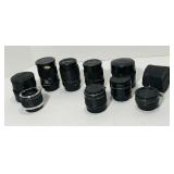 Vivitar lenses and converters. Vivitar lenses and converters.