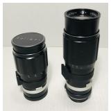 2 Soligor zoom lenses. 250mm and 300mm. 2 Soligor zoom lenses. 250mm and 300mm.