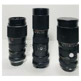 3 Vivitar zoom lenses. 1 300mm, 1 90-230mm and 1 3 Vivitar zoom lenses. 1 300mm, 1 90-230mm and 1