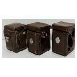 3 Rolleiflex Camera Cases, Made in Germany