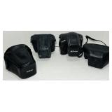 4 Nikon Camera Cases, All have both pieces