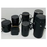 7 Lens Cases, Canon,Yashica, Soligor, Konica 7 Lens Cases, Canon,Yashica, Soligor, Konica