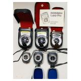 6 Gossen Luna Pro and Pilot Exposure Meters