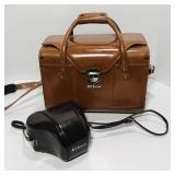 Nikon leather camera bag and case. Nikon leather camera bag and case.