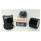 Tamron adaptall and Access converter. Both are Tamron adaptall and Access converter. Both are