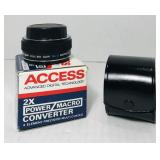Access power/macro converter for Contax/Yashica. Access power/macro converter for Contax/Yashica.