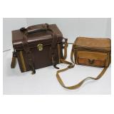 Small leather case labeled The Sportsman-501. Small leather case labeled The Sportsman-501.