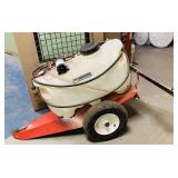 Rugid Pull Behind 12volt Sprayer, 25 Gallon,