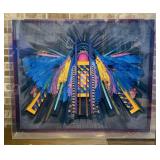 Original Art on Canvas, "Double Flight Forms" Original Art on Canvas, "Double Flight Forms"