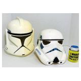 Star Wars Storm Trooper Helmet 10" h, and Plastic