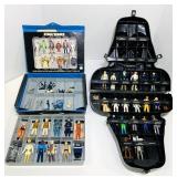 32 Star Wars Action Figures, Weapons, Cases,