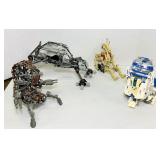 4 Star Wars Lego Figures, 2 boxes and spare parts 4 Star Wars Lego Figures, 2 boxes and spare parts