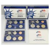 2005 Sets of US Mint Proof Sets, 1 set is missing