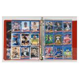 Binder Full of 1990-91 Baseball Cards and a few Binder Full of 1990-91 Baseball Cards and a few