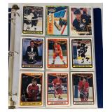 Binder Of Hockey Cards