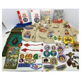 Large Boyscout Collection, Patches, Handbooks,