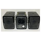 Phillips bookshelf CD/Cassette stereo. 40 watt. Phillips bookshelf CD/Cassette stereo. 40 watt.