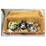 37x16x12 inch wooden tool box. Rockwell skill 37x16x12 inch wooden tool box. Rockwell skill