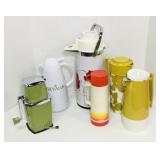 Hand crank ice crusher and various carafes and Hand crank ice crusher and various carafes and
