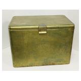 Vintage Coleman metal cooler.