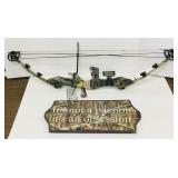 RH Bow and Mossy Oak sign 21x9 inch.