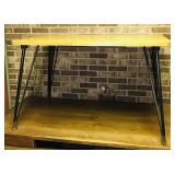 40x47x29 inch vintage post modern dining table. 40x47x29 inch vintage post modern dining table.