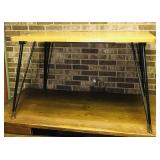 40x47x29 inch vintage post modern dining table.