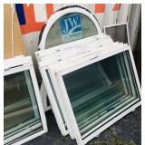 Lot of windows. Windows fit frames, see pics