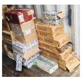 Lot of miscellaneous tile and hardwood flooring.