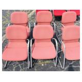 6 office chairs. 6 office chairs.