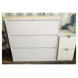 Steelcase 3 Drawer File Cabinet and 2 Drawer File