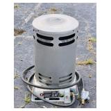 80,000 btu/hr Propane Heater, has hose and 80,000 btu/hr Propane Heater, has hose and