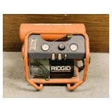 Rigid 4.5 Gallon Portable Air Compressor, works Rigid 4.5 Gallon Portable Air Compressor, works