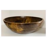 Kennedy Brothers Huge Wooden Bowl, 20" diameter x