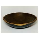 Old Wooden Bowl, 16" w x 4.5" h, Not sure what it Old Wooden Bowl, 16" w x 4.5" h, Not sure what it