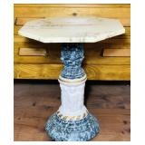 Marble Top Stand, Top is 15.25", Bottom is Heavy Marble Top Stand, Top is 15.25", Bottom is Heavy
