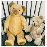 2 Old Bears, Both have Joints on Arms and Legs, 2 Old Bears, Both have Joints on Arms and Legs,