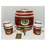 Cider Decanter with 6 Cups, Very Nice Cider Decanter with 6 Cups, Very Nice